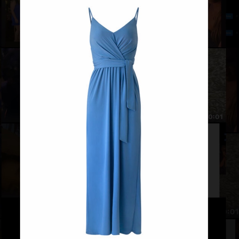 Faux Wrap Maxi Dress